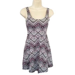 VS PINK Dress Print Summer White Size XS